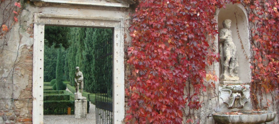 Entrance to the Giardini Giusti, Verona, Italy