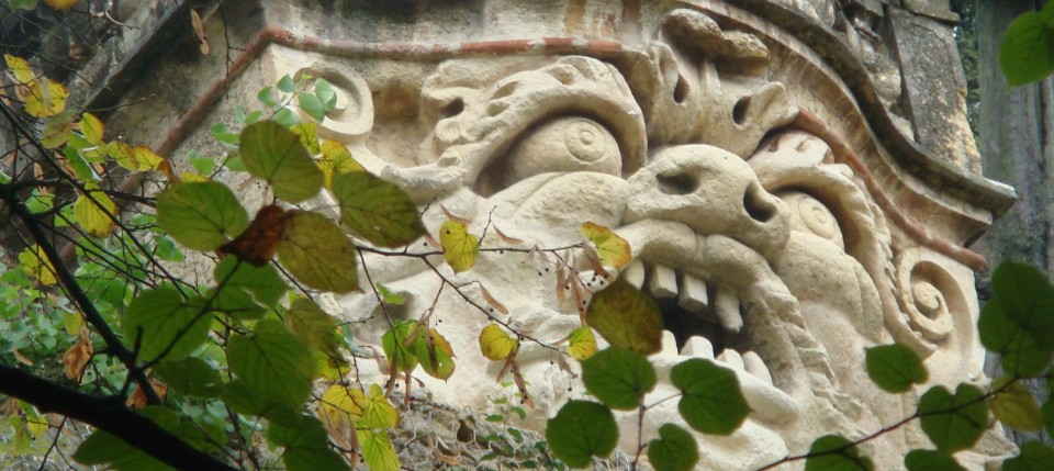 Greenman bellevedere at Giardini Giusti, Verona, Italy