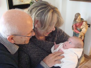 Epilogo Photo- Lillo & Alessandra with their first grandchild (Marianna's daughter).