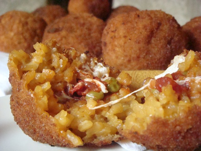 Sicilian Rice Balls - Mark Leslie - Beyond the Pasta